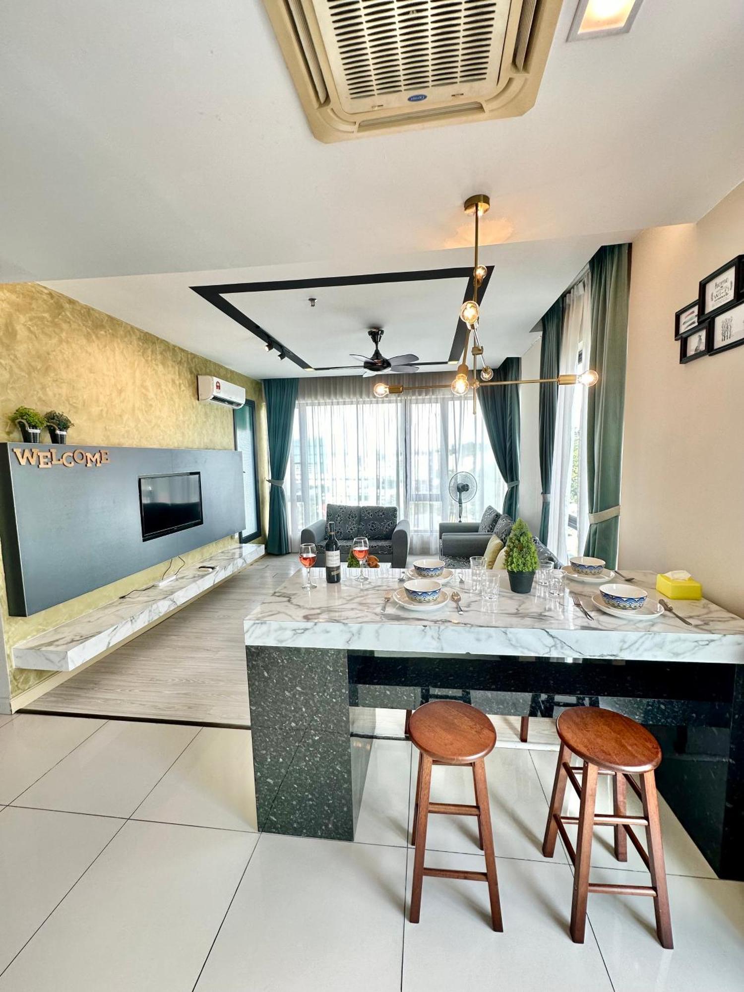Cozy Living Sky Apartment Кота Кинабалу Екстериор снимка