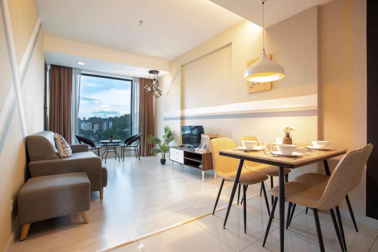 Cozy Living Sky Apartment Кота Кинабалу Екстериор снимка